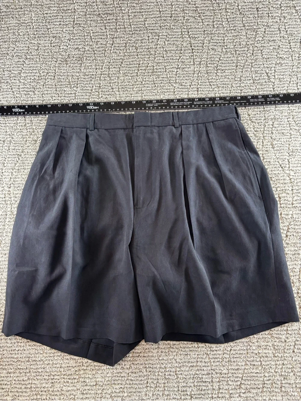 Polo Ralph Lauren Men’s Size‎ 36 Black Silk Blend Chino Shorts